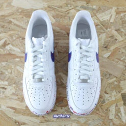 Bluered - Air Force 1 Custom -Sneakers Boutique 5L4A5897copie