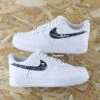 Swoosh Oreo - Air Force 1 Custom -Sneakers Boutique 5L4A5965copie