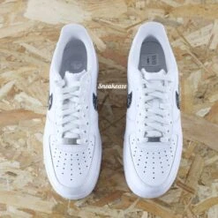 Swoosh Oreo - Air Force 1 Custom -Sneakers Boutique 5L4A5968copie