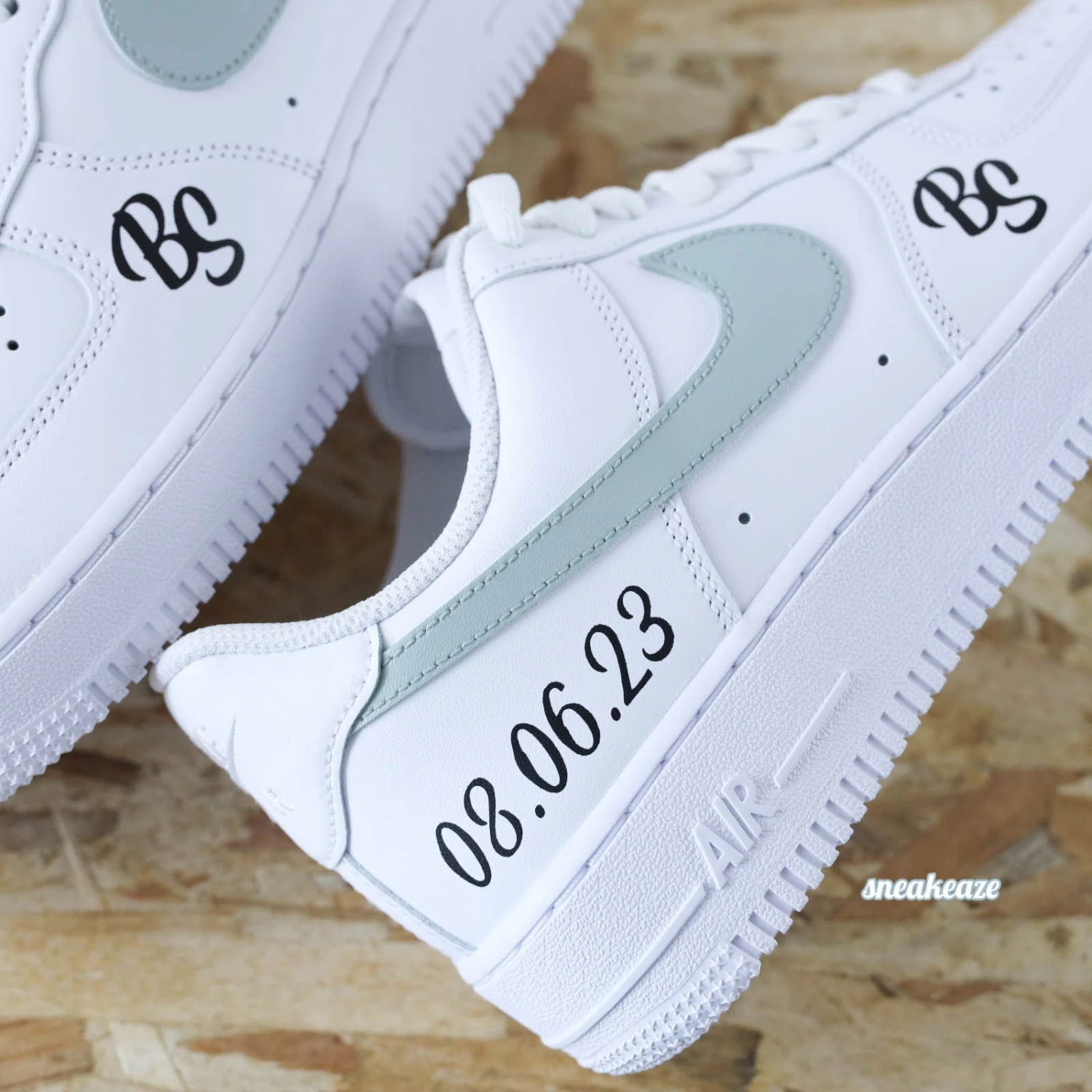 Wedding Swoosh - Air Force 1 Custom 4 Wedding Swoosh - Air Force 1 Custom - Image 2