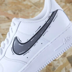 Cartoon Swoosh (couleur Au Choix) - Air Force 1 Custom -Sneakers Boutique 5L4A6418copie
