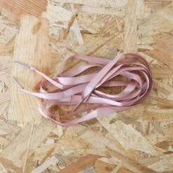 Lacets Ruban - Rose Poudré