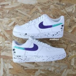 Miami Vibes - Air Force 1 Custom -Sneakers Boutique 5L4A6519copie f7335c1a 5789 4092 b9af 030866e5102f