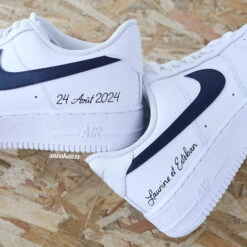 Prénoms & Date - Air Force 1 Custom -Sneakers Boutique 5L4A6586copie