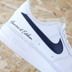 Prénoms & Date - Air Force 1 Custom -Sneakers Boutique 5L4A6589copie