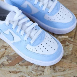 Blue - Air Force 1 Custom (enfant) -Sneakers Boutique 5L4A6604copie