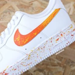 Orange Juice - Air Force 1 Custom -Sneakers Boutique 5L4A6865copie