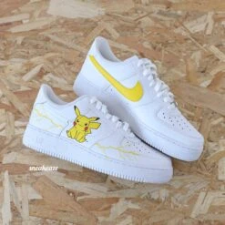 Pikachu - Air Force 1 Custom -Sneakers Boutique 5L4A6879copie