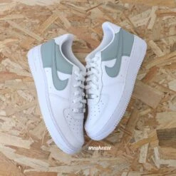 Color Block Vert De Gris - Air Force 1 Custom