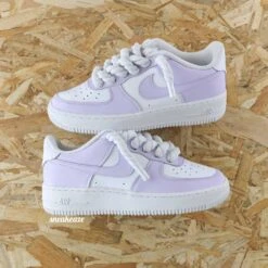 Lavender Rope Laces - Air Force 1 Custom