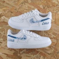 Splash Prénom - Air Force 1 Custom Enfant -Sneakers Boutique 5L4A8508