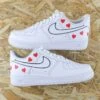 Silhouette Coeurs - Air Force 1 Custom -Sneakers Boutique 5L4A8747copie