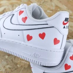 Silhouette Coeurs - Air Force 1 Custom -Sneakers Boutique 5L4A8748copie