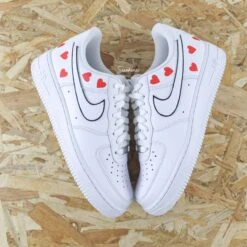 Silhouette Coeurs - Air Force 1 Custom -Sneakers Boutique 5L4A8749copie