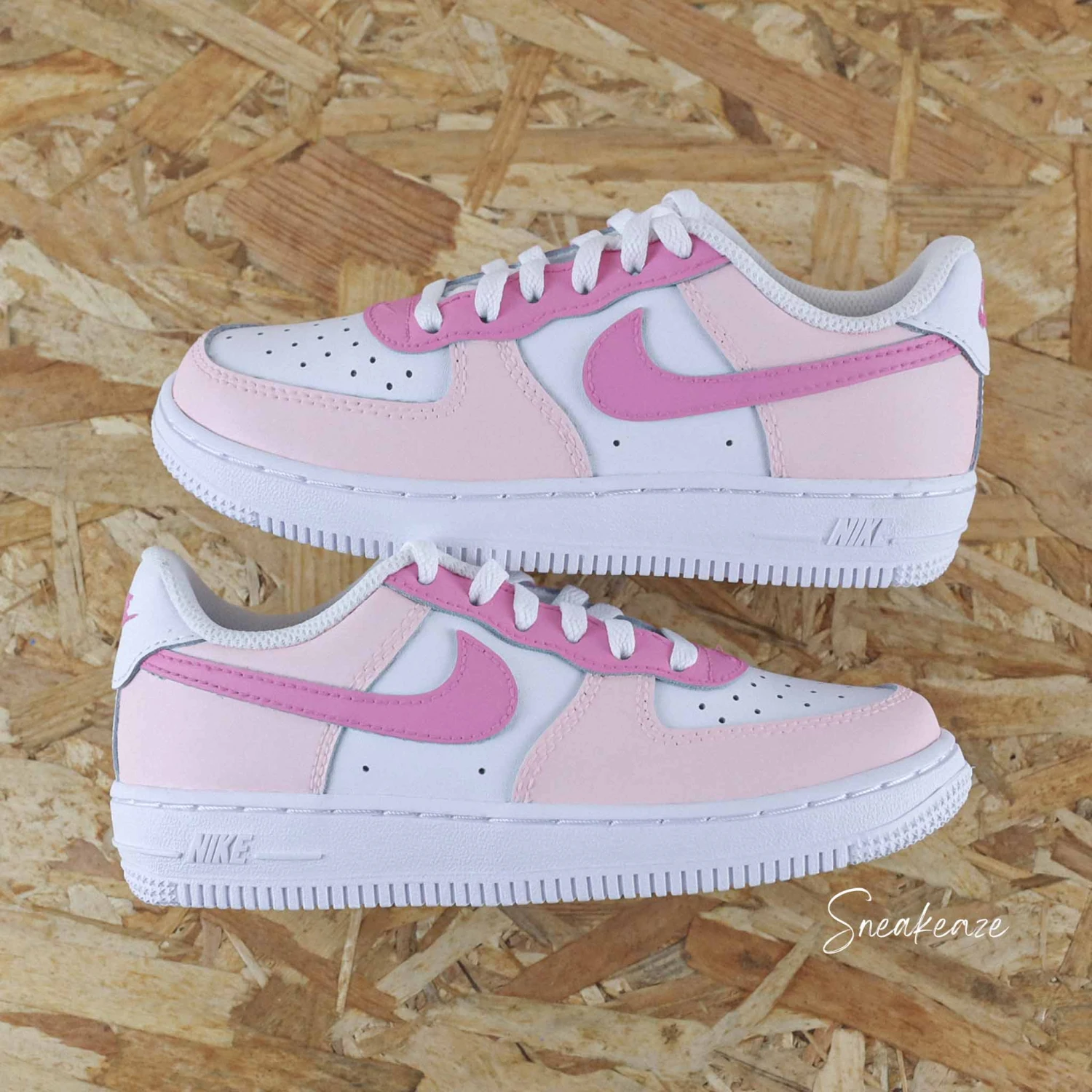 Baby Pink - Air Force 1 Custom (enfant) 3 Baby Pink - Air Force 1 Custom (enfant)
