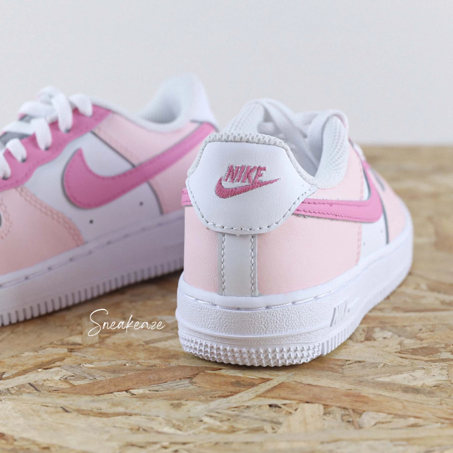 Baby Pink - Air Force 1 Custom (enfant) 6 Baby Pink - Air Force 1 Custom (enfant) - Image 4