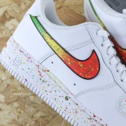 Jamaica Splash - Air Force 1 Custom -Sneakers Boutique 5L4A8780copie