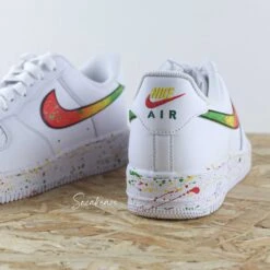 Jamaica Splash - Air Force 1 Custom -Sneakers Boutique 5L4A8783copie