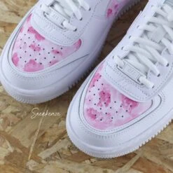 Pink Brush - Air Force 1 Shadow Custom -Sneakers Boutique 5L4A8823copie