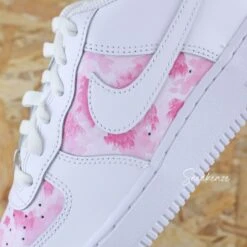 Pink Brush - Air Force 1 Custom -Sneakers Boutique 5L4A8873copie
