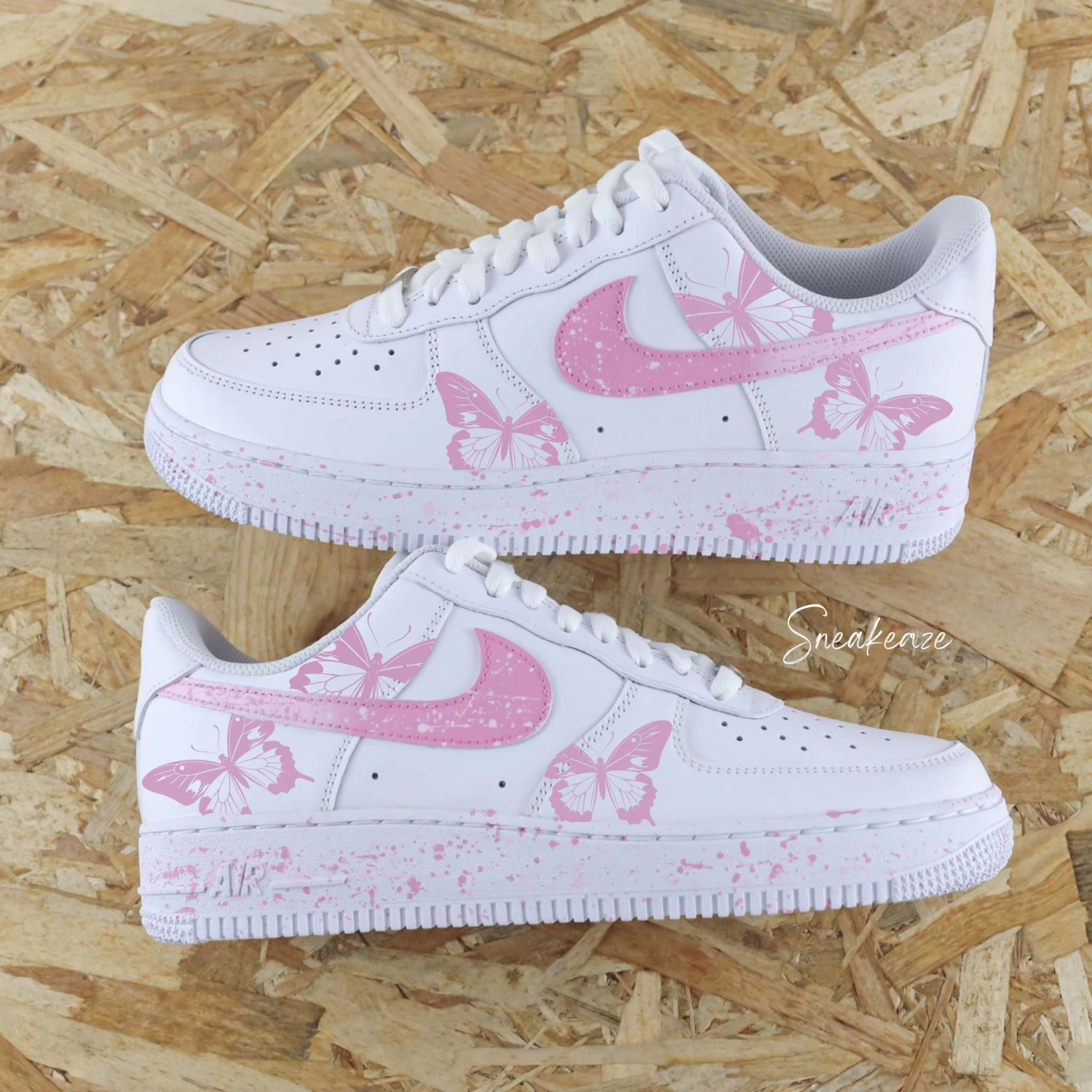 Papillon Et Splash Dégradé - Air Force 1 Custom 4 Papillon Et Splash Dégradé - Air Force 1 Custom - Image 2