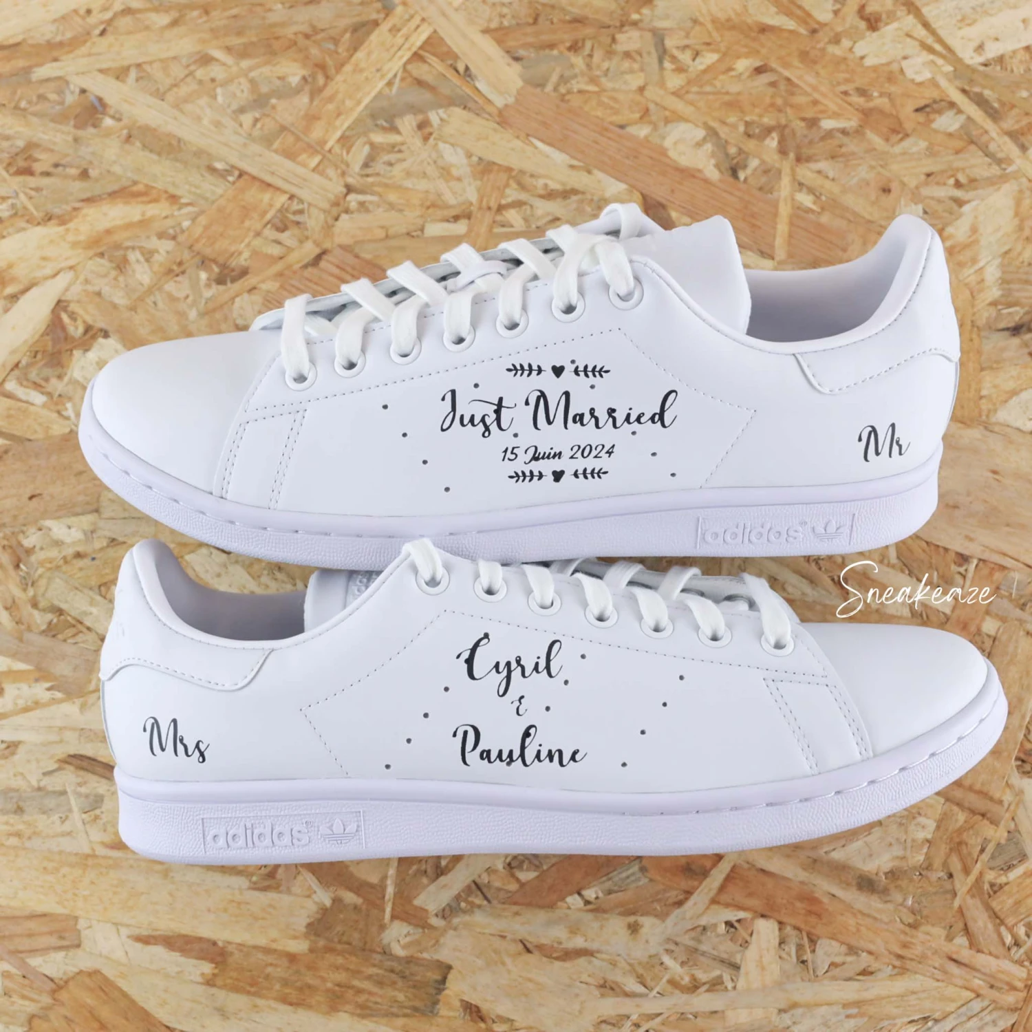 Just Married - Stan Smith Custom 3 Just Married - Stan Smith Custom