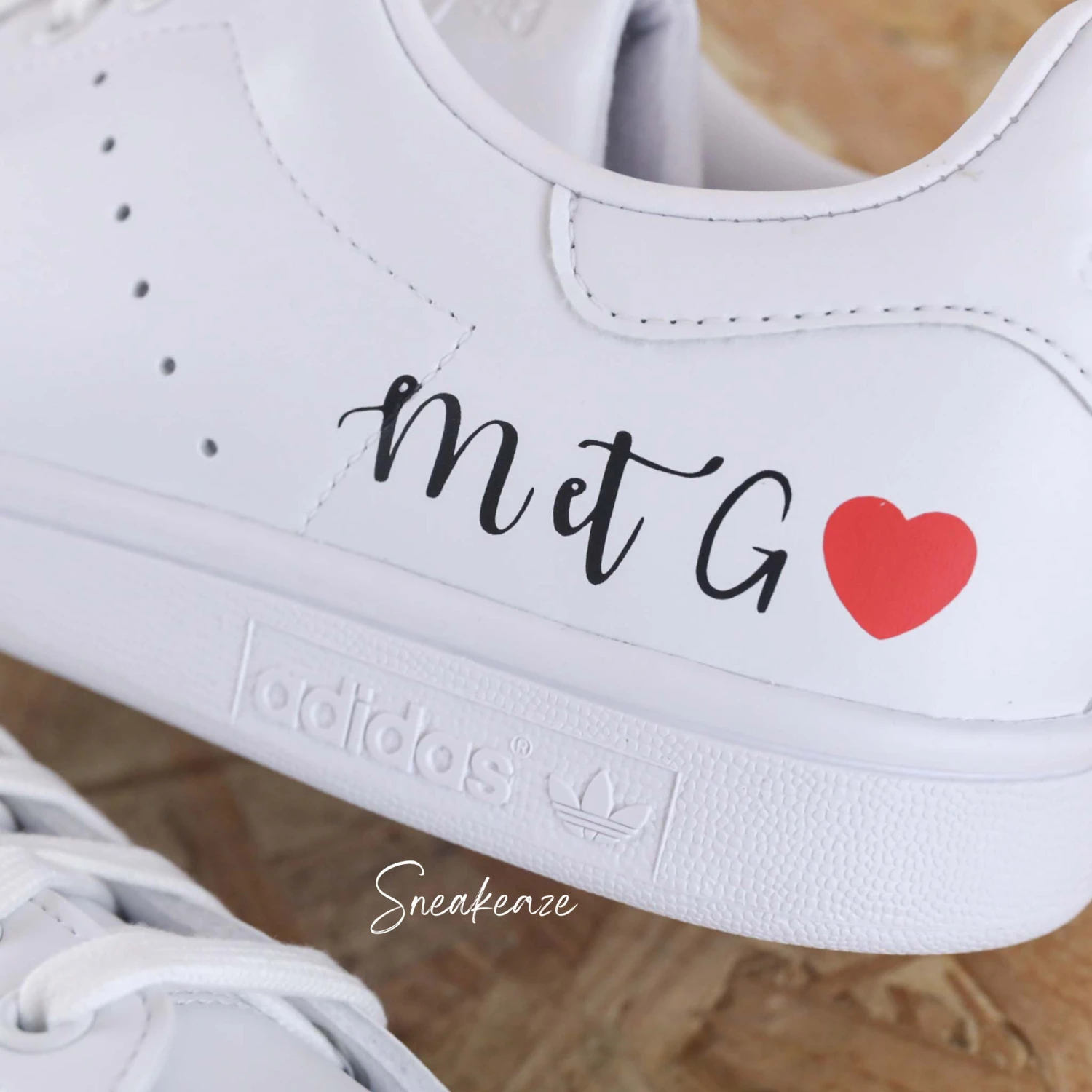 Date & Initiales - Stan Smith Custom Mariage 4 Date & Initiales - Stan Smith Custom Mariage - Image 2