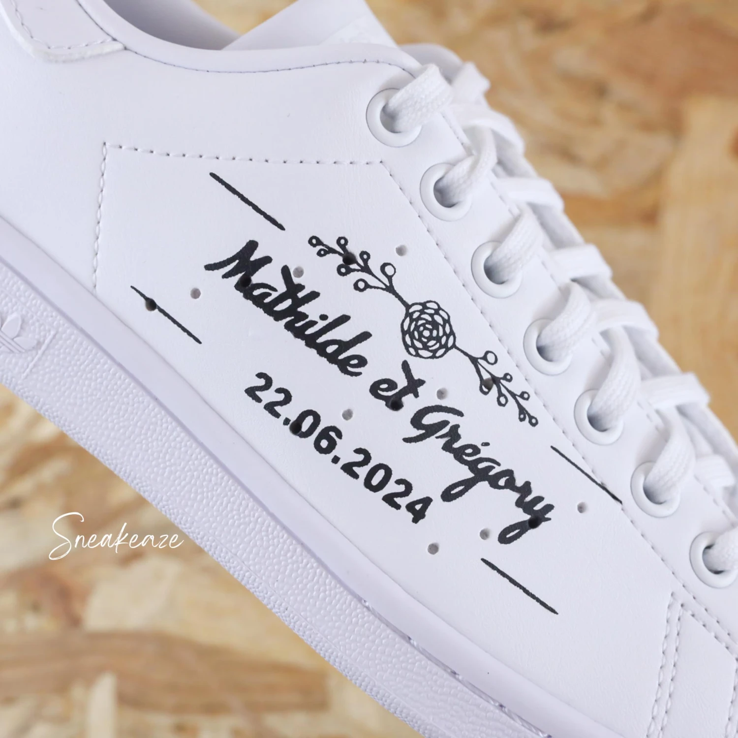 Wedding Flower - Stan Smith Custom 4 Wedding Flower - Stan Smith Custom - Image 2