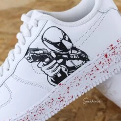 Deadpool - Air Force 1 Custom -Sneakers Boutique 5L4A9734copie 18f2a0b9 469d 44a8 adca a9a779958915
