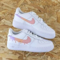 Drip Dégradé (couleur Au Choix) - Air Force 1 Custom 25 Drip Dégradé (couleur Au Choix) - Air Force 1 Custom -Sneakers Boutique 5L4A9848copie