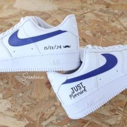 Just Married Moustache - Air Force 1 Custom -Sneakers Boutique 5L4A9926copie c8b841a1 44a3 4f89 9d83 855def272670