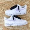 Rope Laces Noir Et Lila - Air Force 1 Custom -Sneakers Boutique 5L4Affff0918copie 1