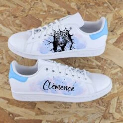 Canard Aquarelle Bleu - Stan Smith Custom -Sneakers Boutique 5L4Axx1961copie d09332c6 5e0a 40d0 b08b d75c5e6424c5 1