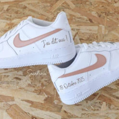J'ai Dit Oui ! - Air Force 1 Custom Mariage -Sneakers Boutique 5L4Axxs0942copie2