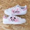 Panda Aquarelle Rose - Stan Smith Custom -Sneakers Boutique 5L4nA0828copie2 1