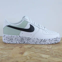Color Block Splash Noir Et Vert D'eau - Air Force 1 Custom 12 Color Block Splash Noir Et Vert D'eau - Air Force 1 Custom -Sneakers Boutique 5L4qqpA3262copie2 3