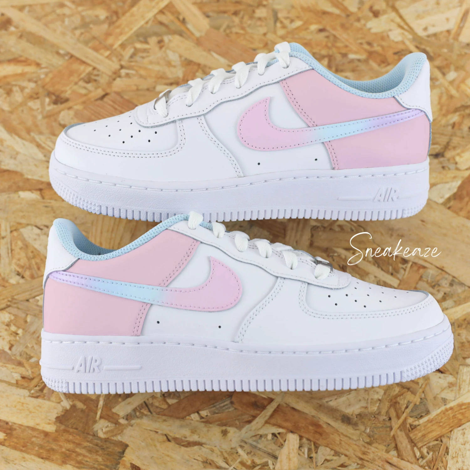 Color Block Pastel - Air Force 1 Custom 4 Color Block Pastel - Air Force 1 Custom - Image 2