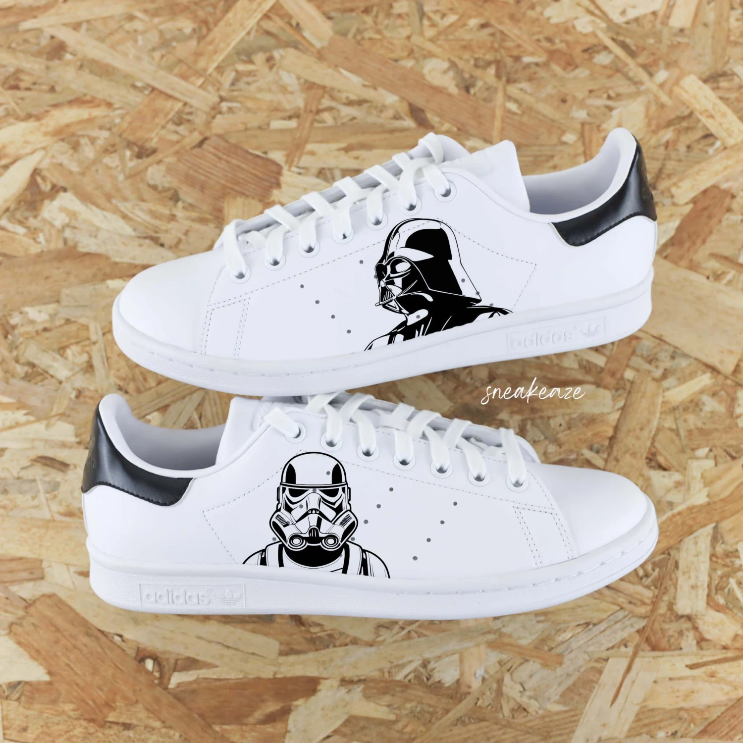 Vador Et Stormtrooper - Stan Smith Custom 3 Vador Et Stormtrooper - Stan Smith Custom