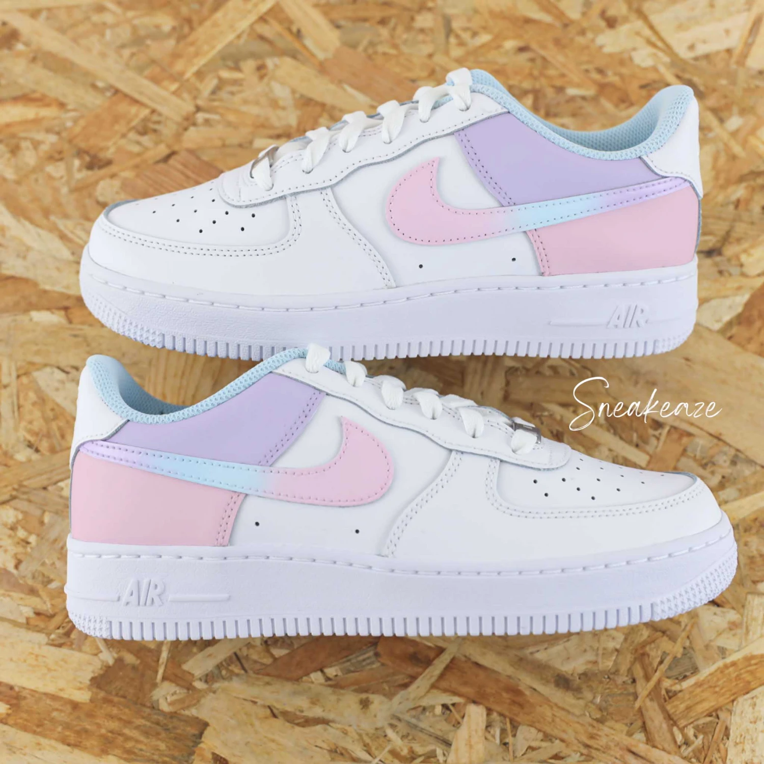 Color Block Pastel - Air Force 1 Custom 3 Color Block Pastel - Air Force 1 Custom