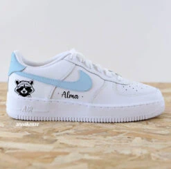 Raton Laveur Baby Blue (couleur Au Choix) - Air Force 1 Custom