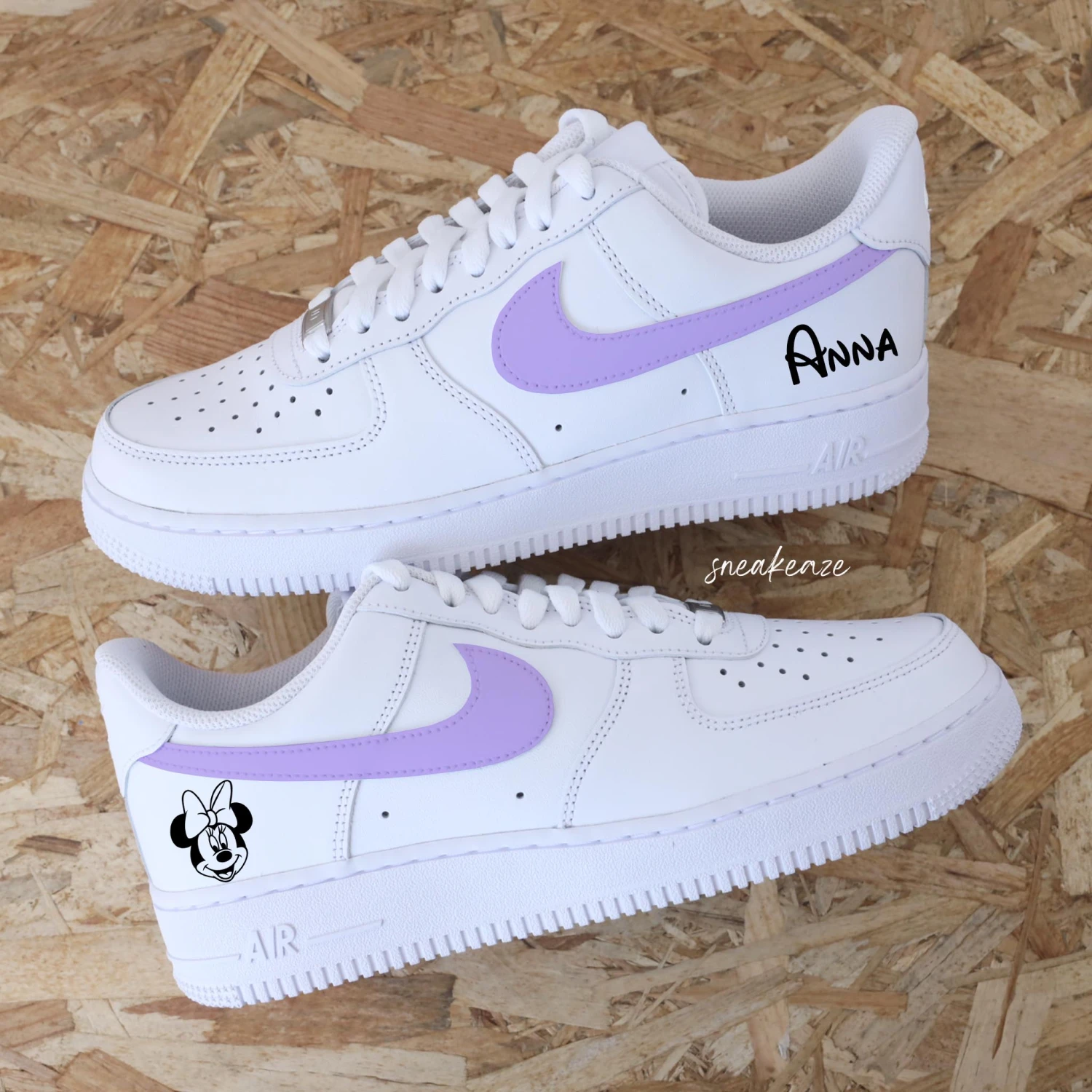 Minnie Prénom (couleur Au Choix) - Air Force 1 Custom 11 Minnie Prénom (couleur Au Choix) - Air Force 1 Custom - Image 9