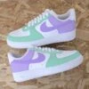 Lavande Et Vert D'eau - Air Force 1 Custom -Sneakers Boutique FULL 2 dmddmdm5L4A0559copie 2