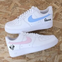 Minnie Prénom (couleur Au Choix) - Air Force 1 Custom 17 Minnie Prénom (couleur Au Choix) - Air Force 1 Custom -Sneakers Boutique FULL 2 fmfmfmd5L4A0559copie