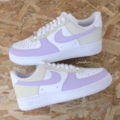 Bicolor Pastel (couleur Au Choix) - Air Force 1 Custom -Sneakers Boutique FULLddpl 2 5L4A0559copie