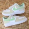 Beige Et Vert Menthe - Air Force 1 Custom -Sneakers Boutique FULccvL 2 5L4A0559copie 1