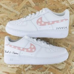 Marguerite Wedding - Air Force 1 Custom 17 Marguerite Wedding - Air Force 1 Custom -Sneakers Boutique IMG 0513copie2