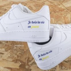 Pastis - Air Force 1 Custom -Sneakers Boutique IMG 0915copie