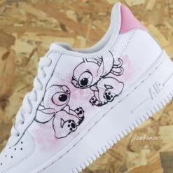 Stitch Aquarelle - Air Force 1 Custom -Sneakers Boutique IMG 1007copie