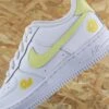 Citron - Air Force 1 Custom -Sneakers Boutique IMG 1055copie