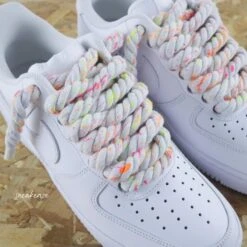 Rope Laces Splash - Air Force 1 Custom -Sneakers Boutique IMG 1077copie